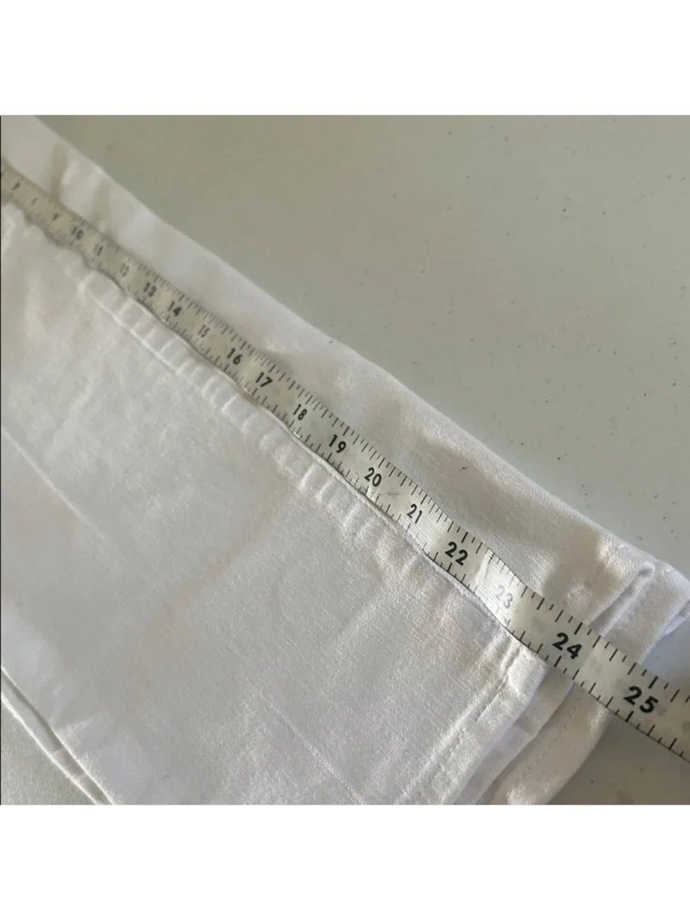 Women's Crisp White Straight Leg Jeans - Picture 7 of 9